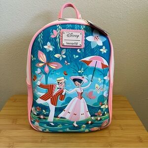 NWT - Loungefly Mary Poppins “Jolly Holiday” Mini Backpack